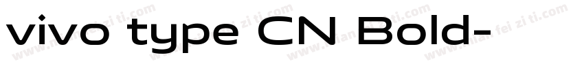 vivo type CN Bold字体转换